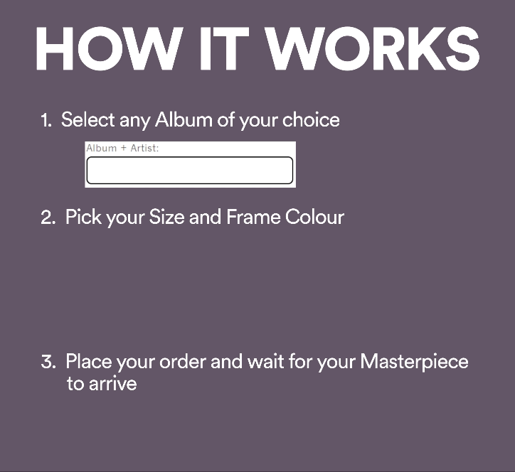 Personalized Album Cover Poster
